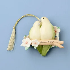 Personalized Love Birds Ornament