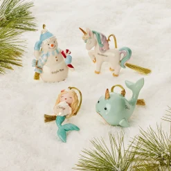 Personalized Narwhal Ornament