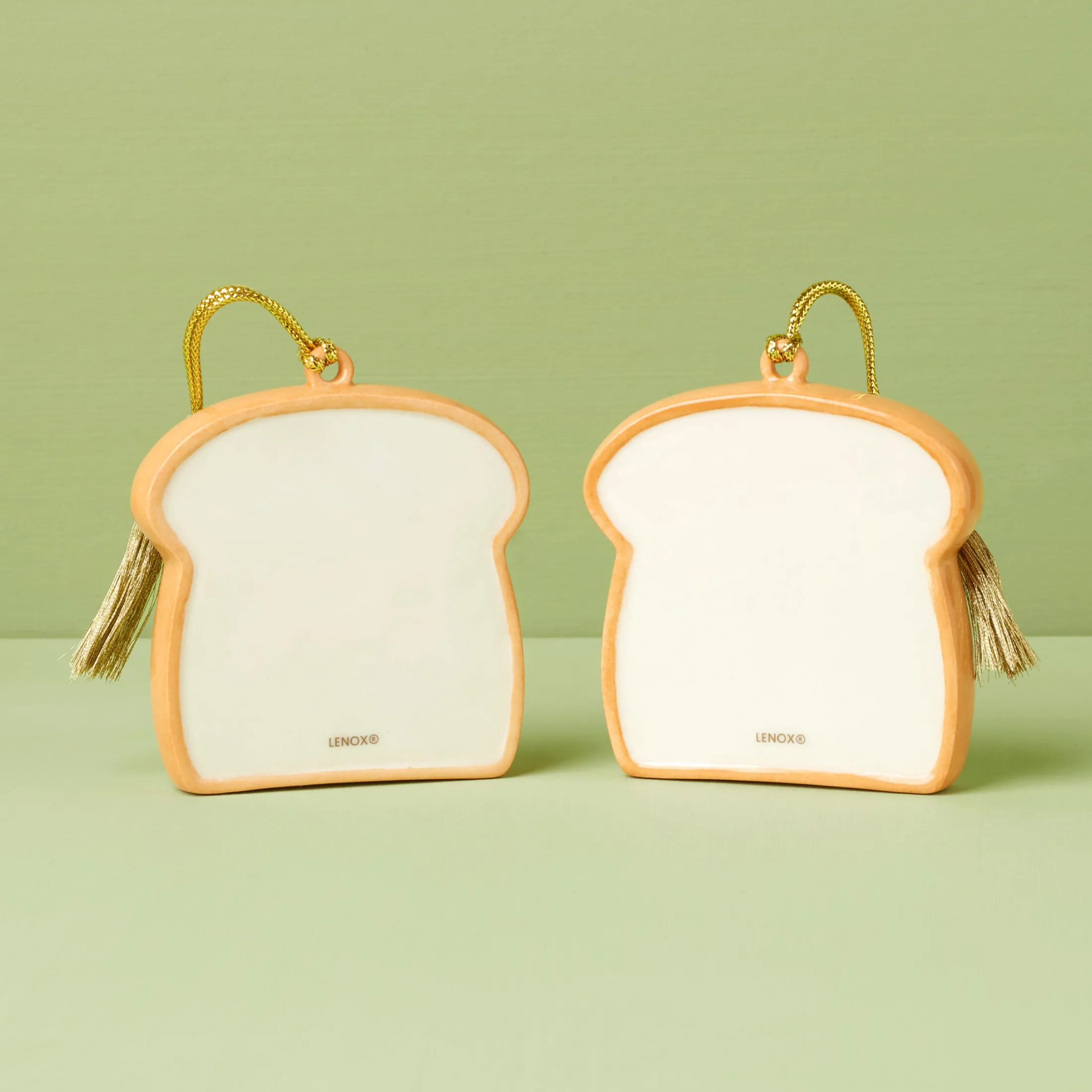 Personalized 2-Piece Peanut Butter & Jam Ornament Set