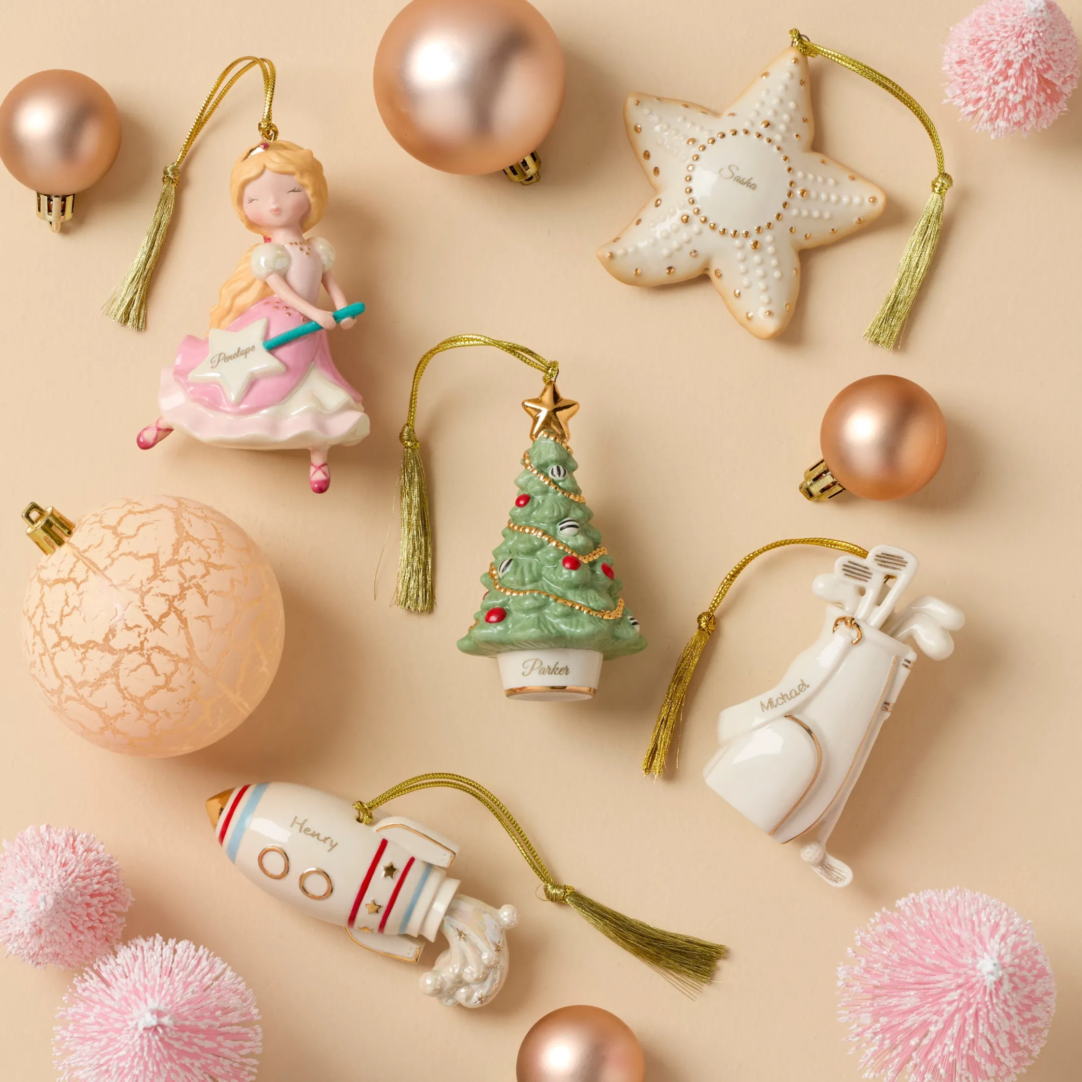 Personalized Starfish Ornament