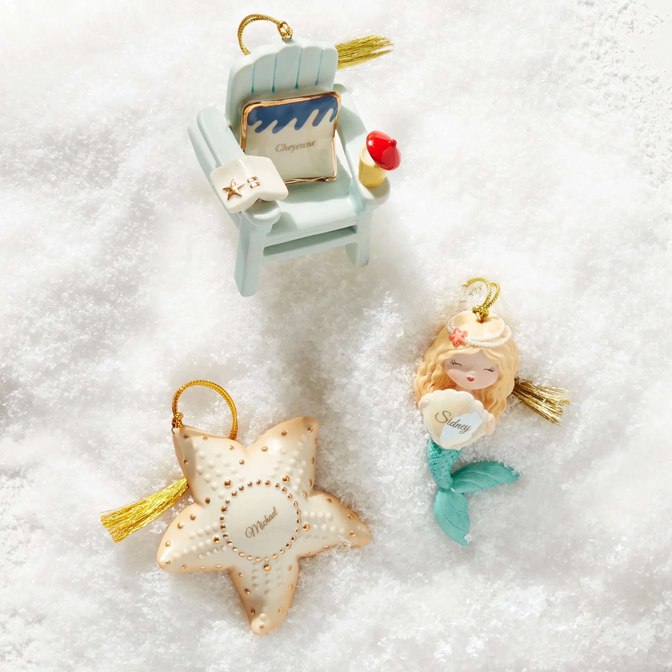 Personalized Starfish Ornament