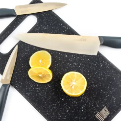 10-Piece Cutlery Set in Grey and Champagne