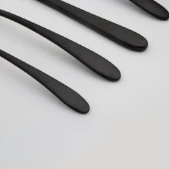 Poet Black Satin 20-Piece Flatware Set