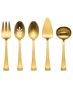 Portola Gold Satin 5-Piece Hostess Set