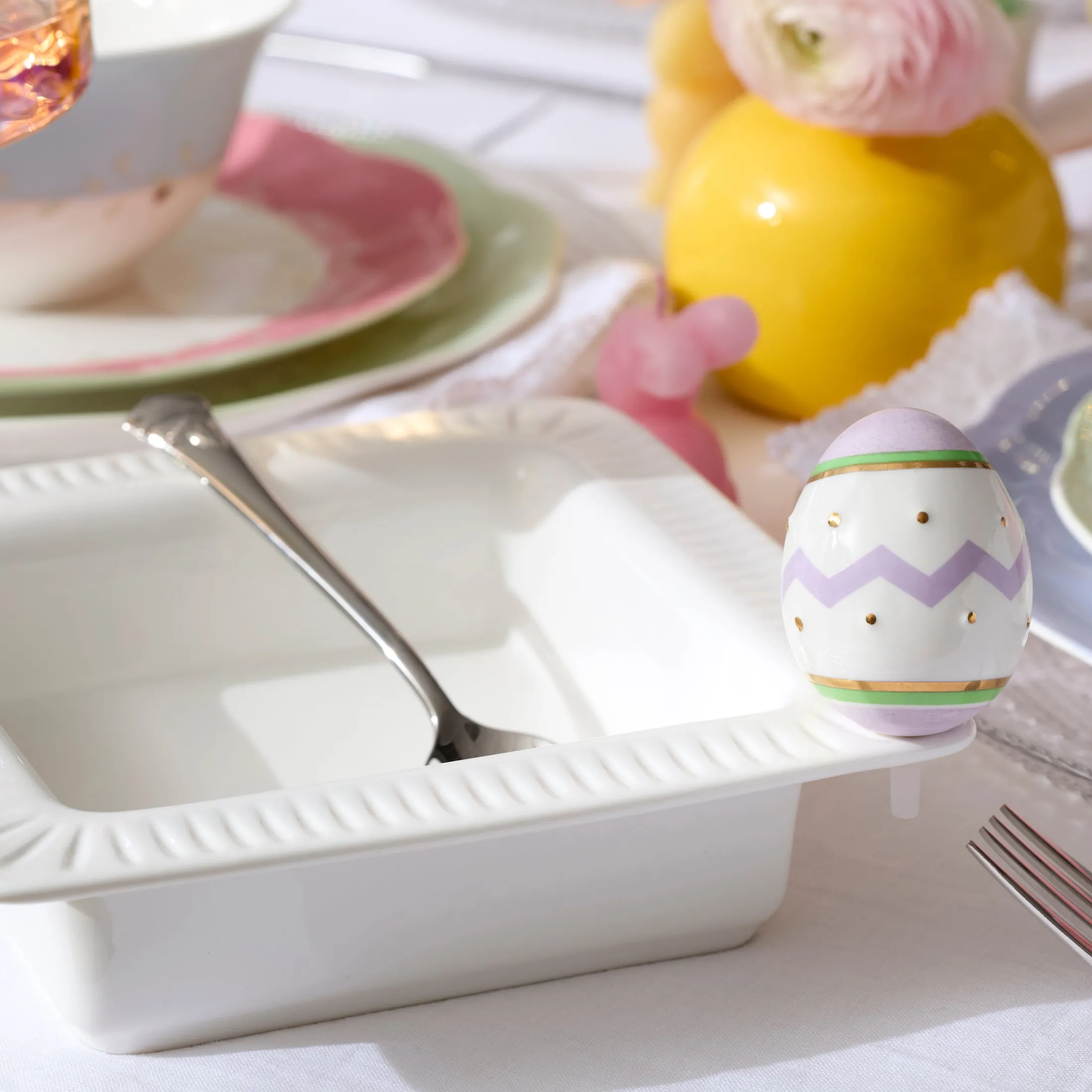 Profile Poppers Square Bowl & Easter Egg Set