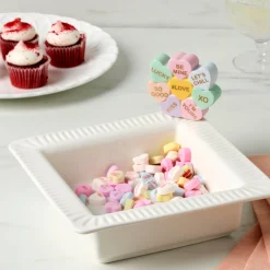 Profile Poppers Square Bowl & Heart Candy Set