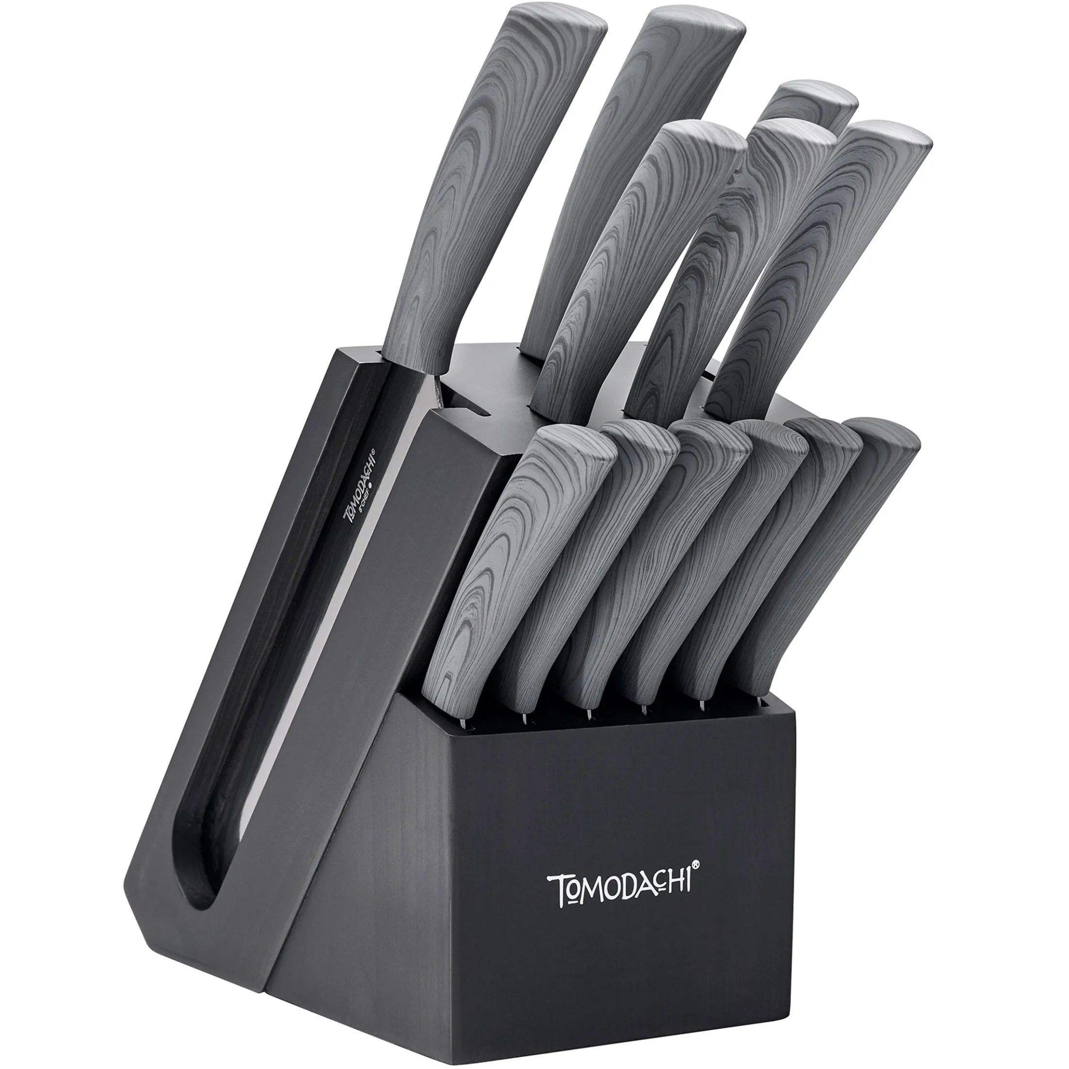 Raintree Ash 13-Piece Cutlery Block Set