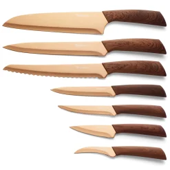 Raintree Copper 13-Piece Cutlery Block Set