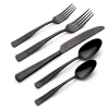 Reid Black Vintage 20-Piece Flatware Set