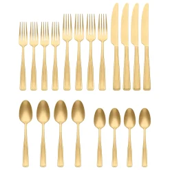 Reid Champagne Vintage 20-Piece Flatware Set