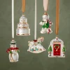 2026 Retro Blown Glass Baby's 1st Rocking Horse Ornament