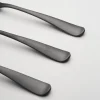 Rhiannon Black Satin 3-Piece Hostess Set