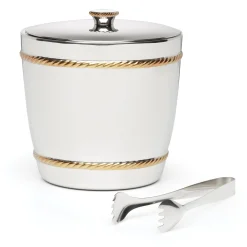 Roseland Ice Bucket & Tongs