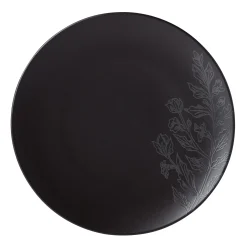 Roseto Charcoal 12-Piece Dinnerware Set