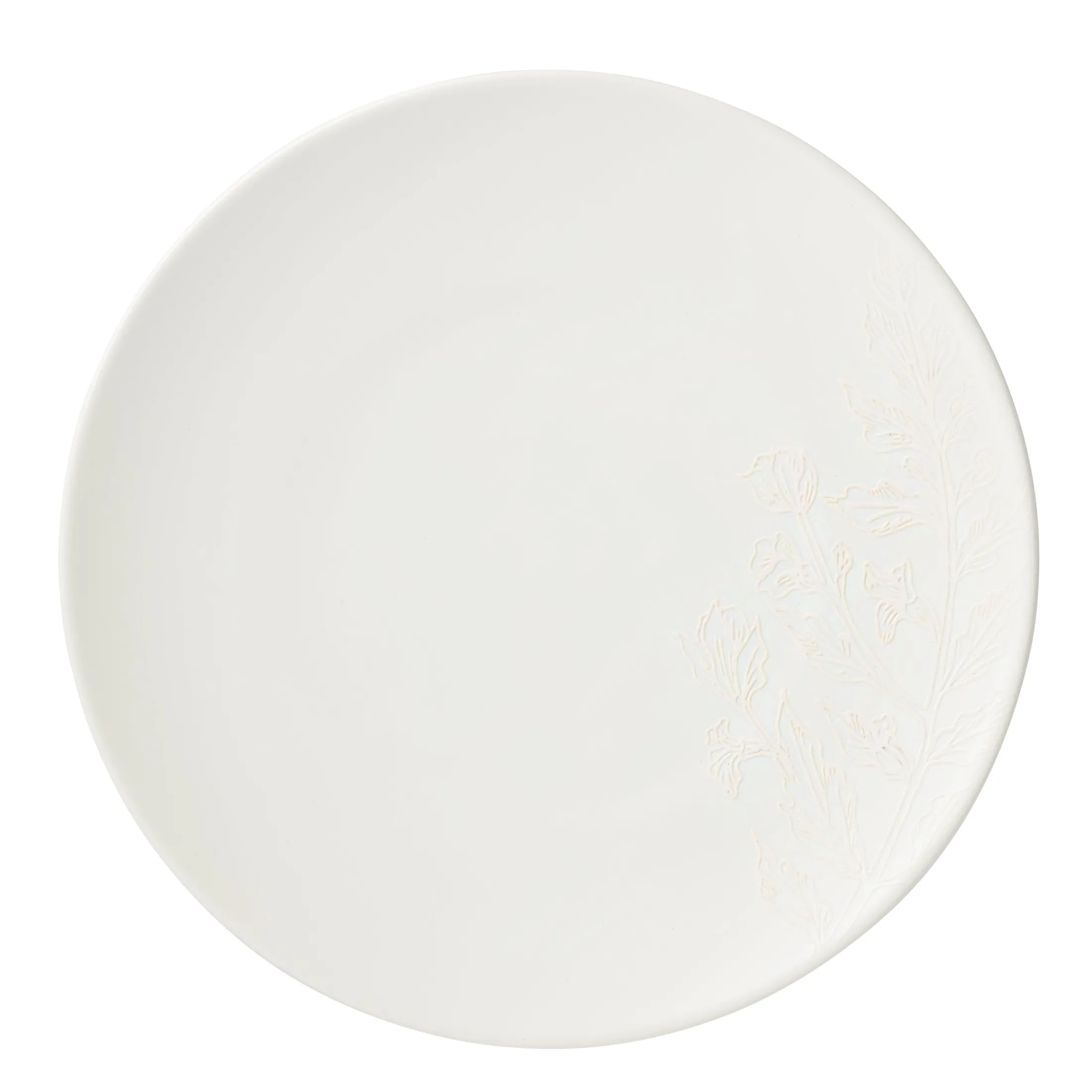 Roseto White 12-Piece Dinnerware Set