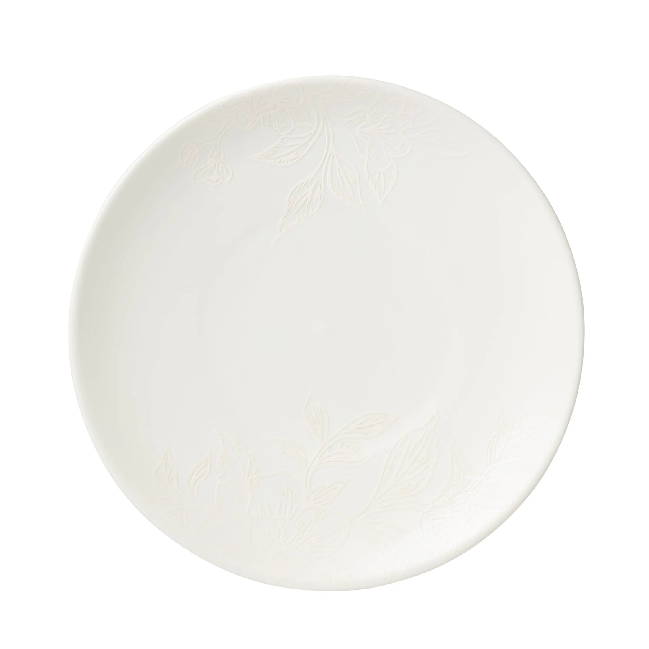 Roseto White 12-Piece Dinnerware Set