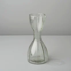 Ruffle Bell Glass Carafe