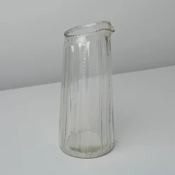 Ruffle Glass Lines Carafe