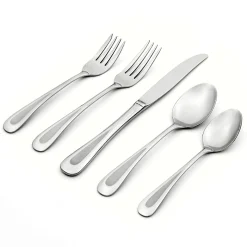 Satin Sand Dune 45-Piece Flatware Set