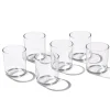 24 Seven Clear Medium Tumblers, Set of 6