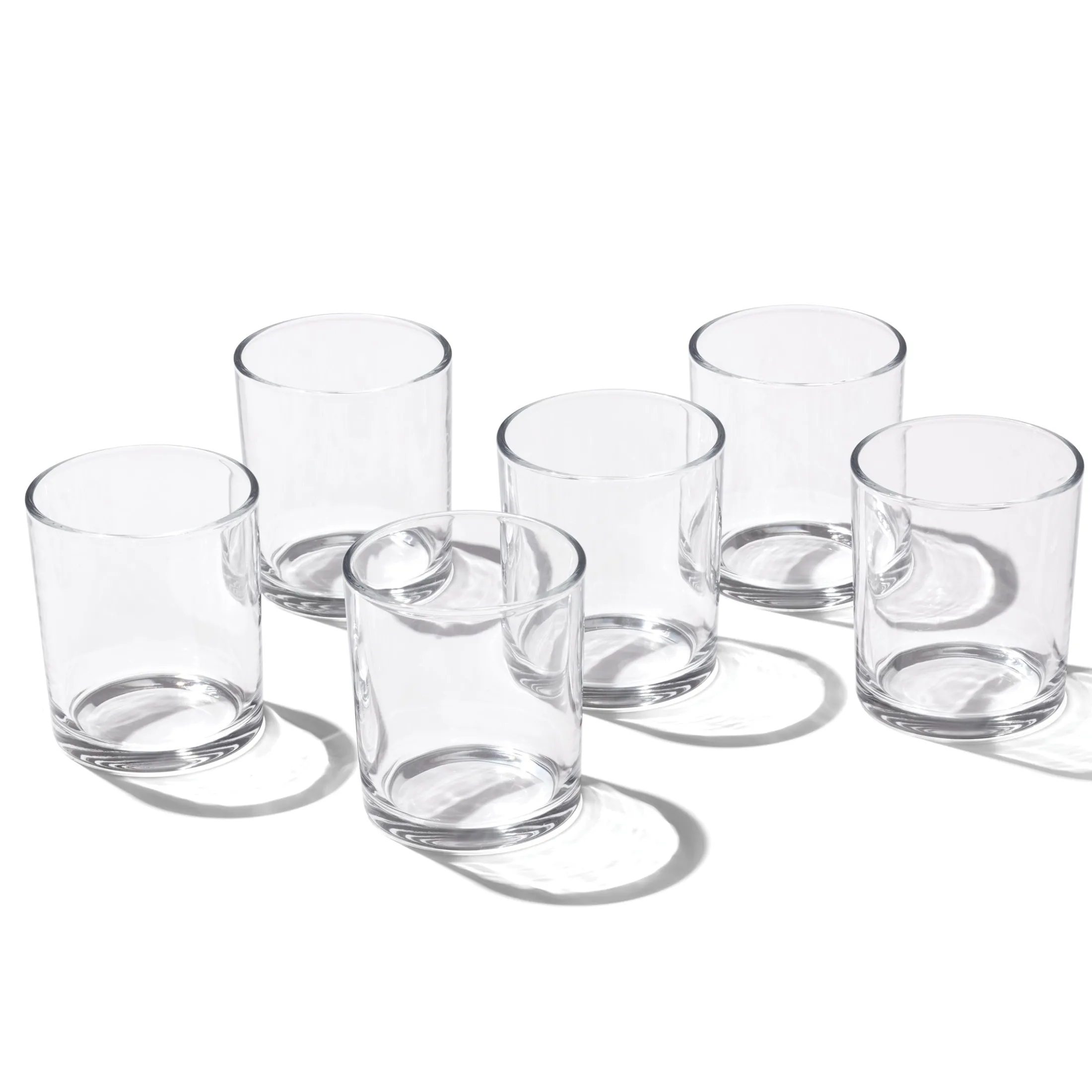 24 Seven Clear Medium Tumblers, Set of 6