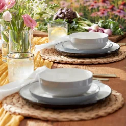 24 Seven Colors Pumice 12-Piece Dinnerware Set