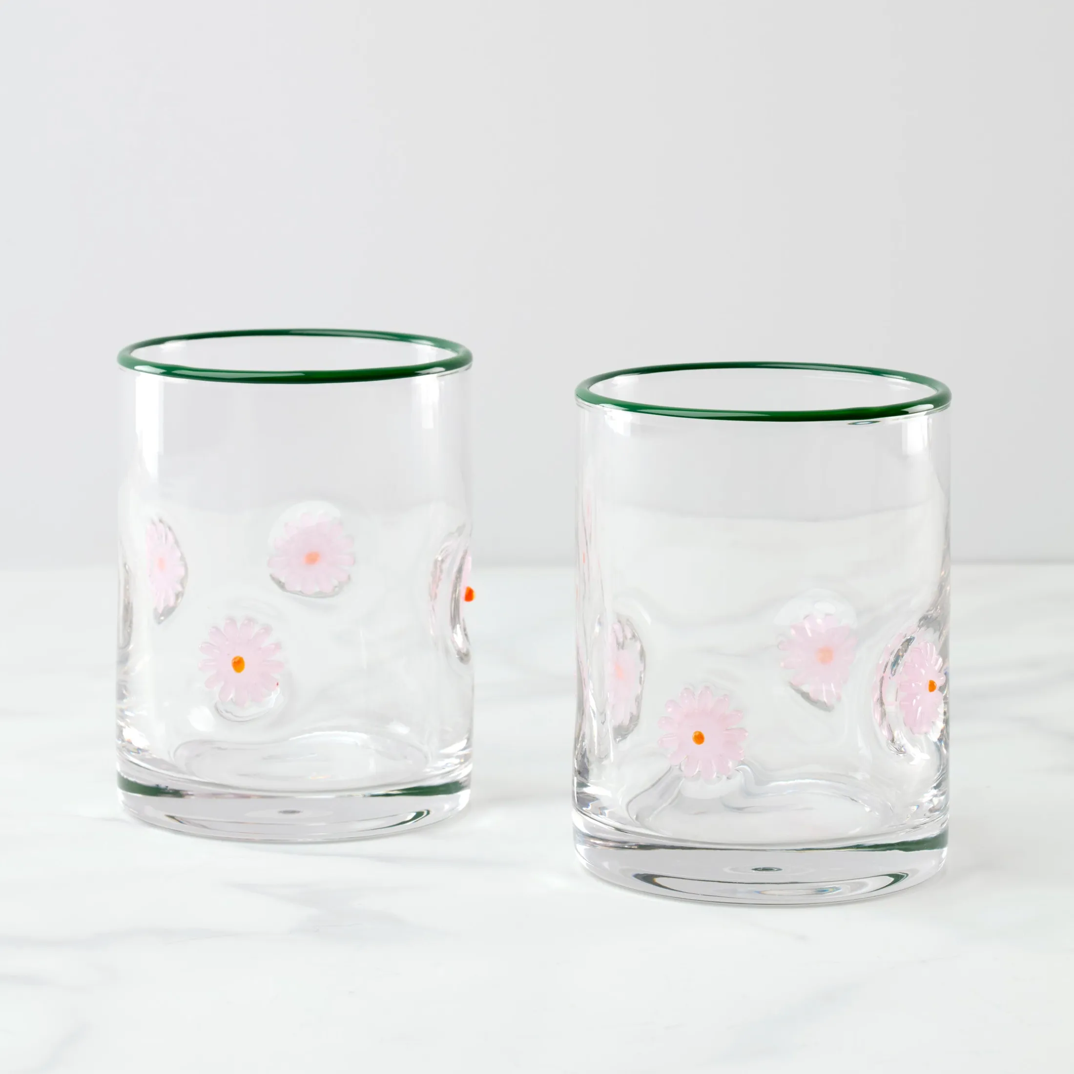 24 Seven Flower Tumbler, Set of 2