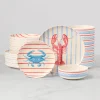 24 Seven Melamine Wharfside 24-Piece Dinnerware Set