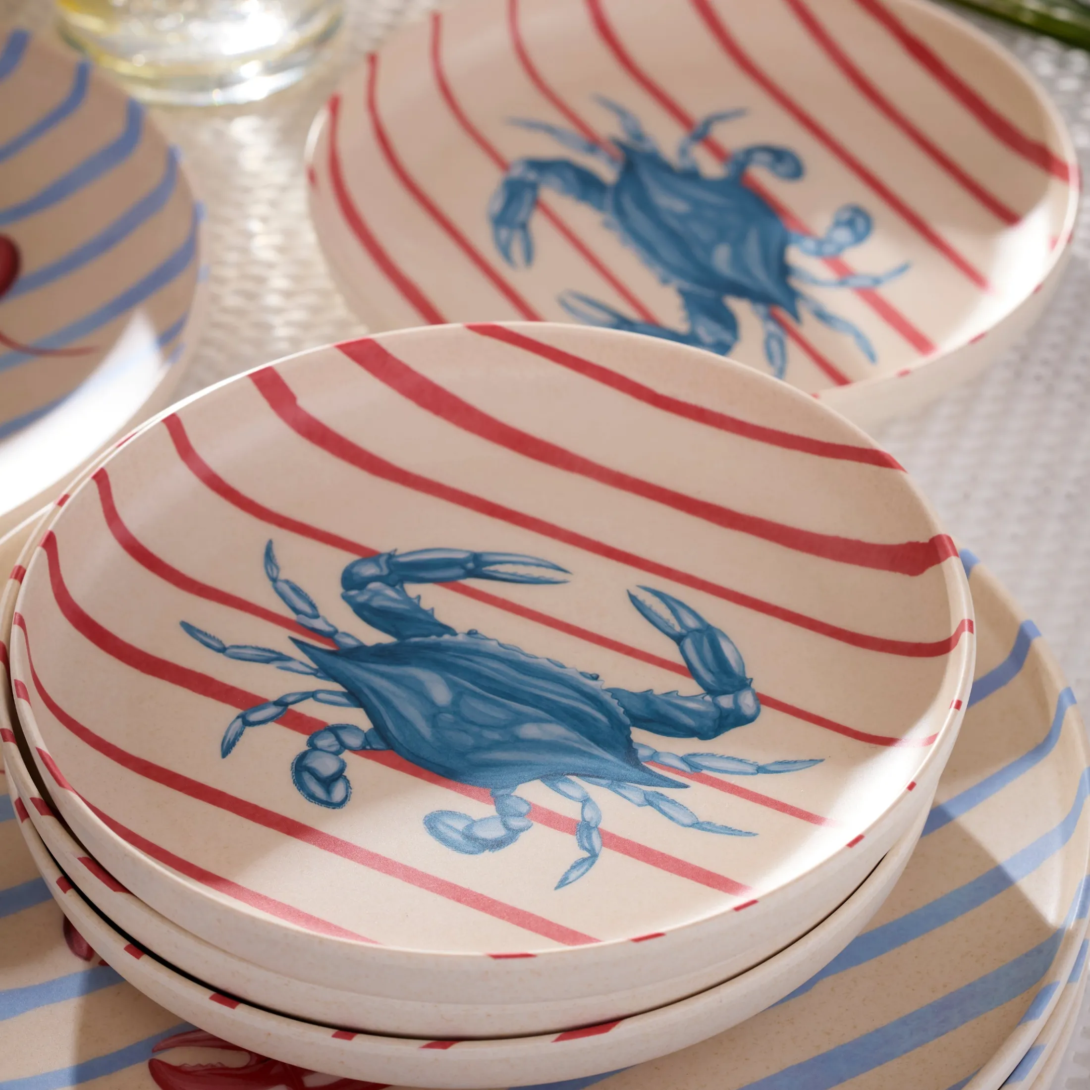 24 Seven Melamine Wharfside 24-Piece Dinnerware Set