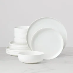 24 Seven White 12-Piece Dinnerware Set