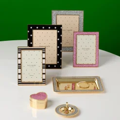 Sitting Pretty Pink Glitter 4x6 Photo Frame