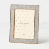 Sitting Pretty Silver Glitter 5x7 Photo Frame