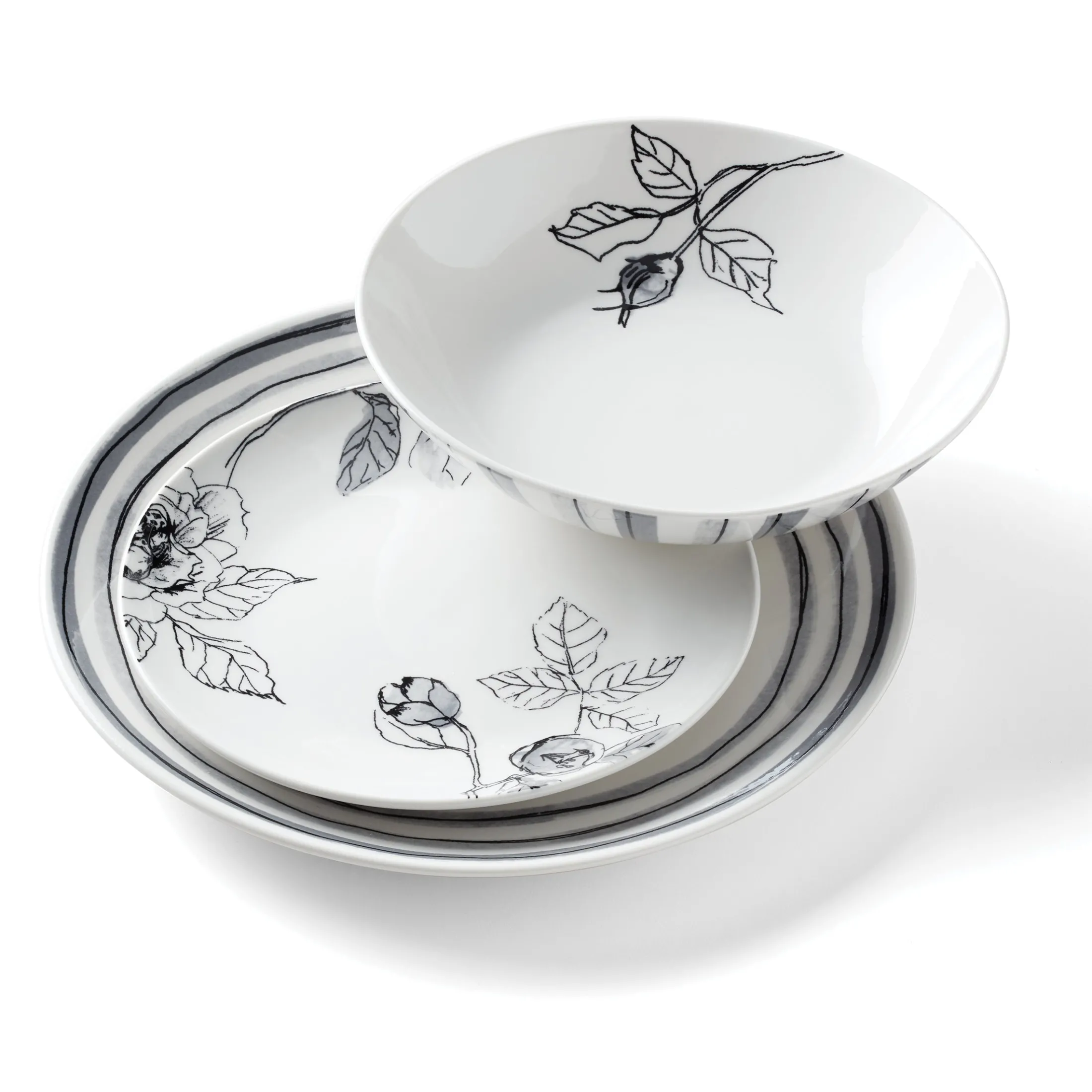 Sketchbook 12-Piece Dinnerware Set