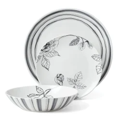 Sketchbook 12-Piece Dinnerware Set