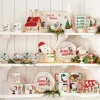 Snoopy Christmas Accent Plates, Set of 4