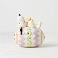 Snoopy Easter Covered Candy Dish