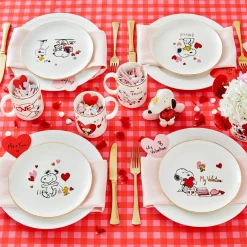 Snoopy Valentine's Day Mugs, Set of 4