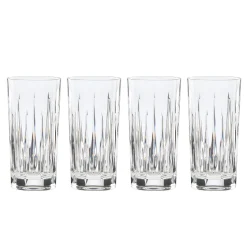 Soho Crystal Highball Glasses, Set of 4