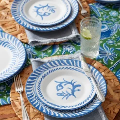 Solear Blue 12-Piece Dinnerware Set