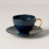 Sprig & Vine Navy Teacup & Saucer