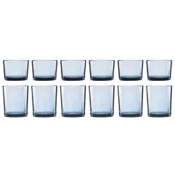 Stackables Blue Drinkware, Set of 12