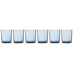 Stackables Blue Tall Drinkware, Set of 6