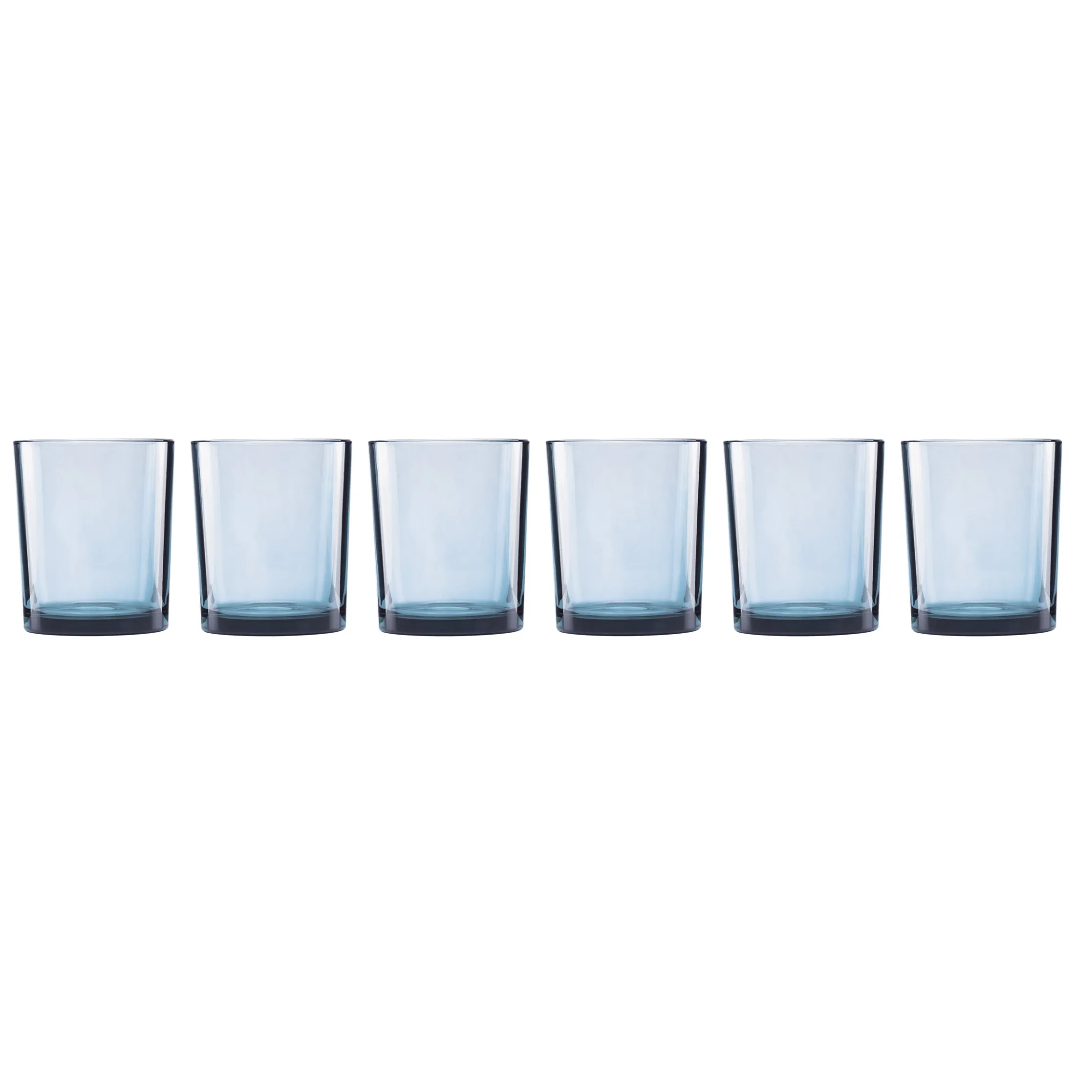 Stackables Blue Tall Drinkware, Set of 6