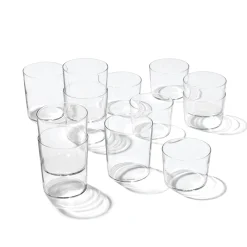 Stackables Clear Short & Tall Glasses 12-Piece Set