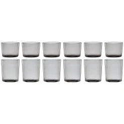 Stackables Smoke Short & Tall Glasses 12-Piece Set