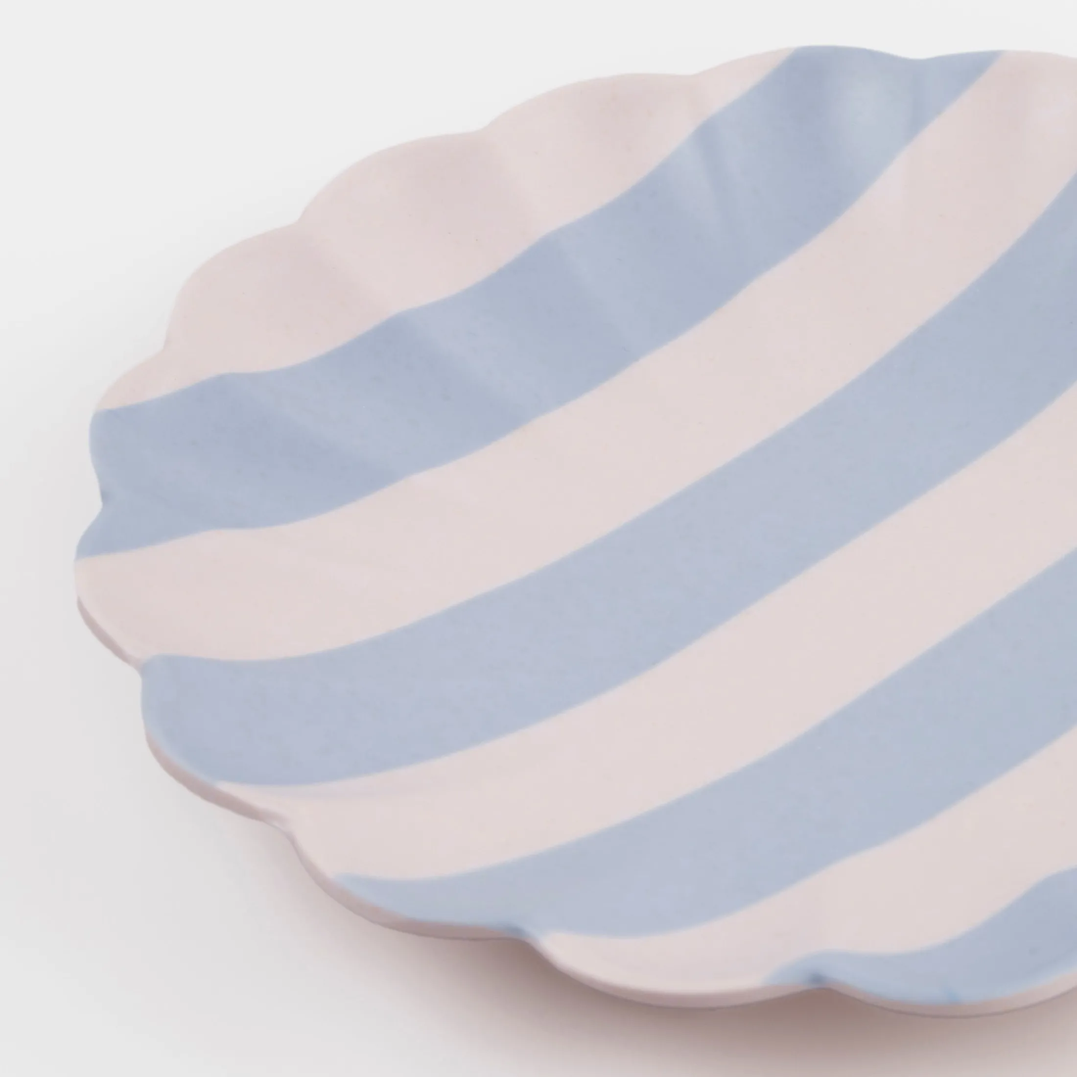 Stripey Assorted Bamboo Small Plates, Set of 6