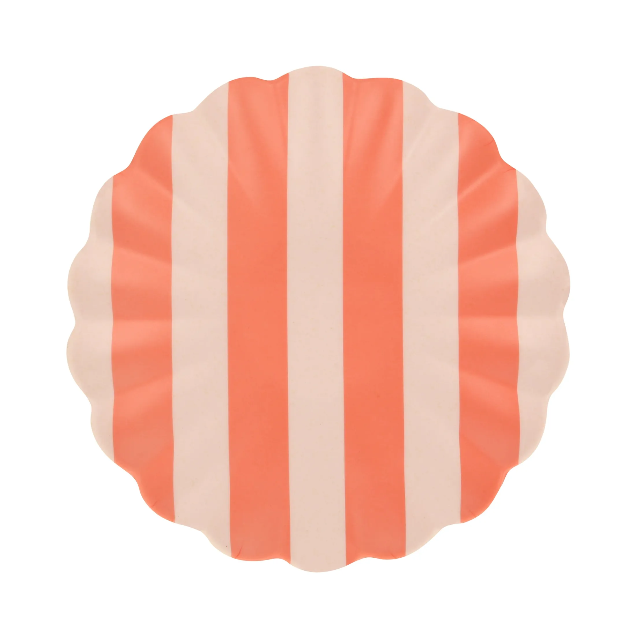 Stripey Assorted Bamboo Small Plates, Set of 6
