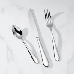 Studio 1414 Mirror 24 Piece Flatware Set with Caddy