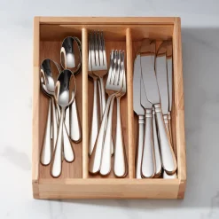 Studio 1414 Mirror 24 Piece Flatware Set with Caddy