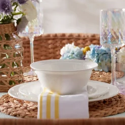Studio 1414 Rimmed 16-Piece Dinnerware Set